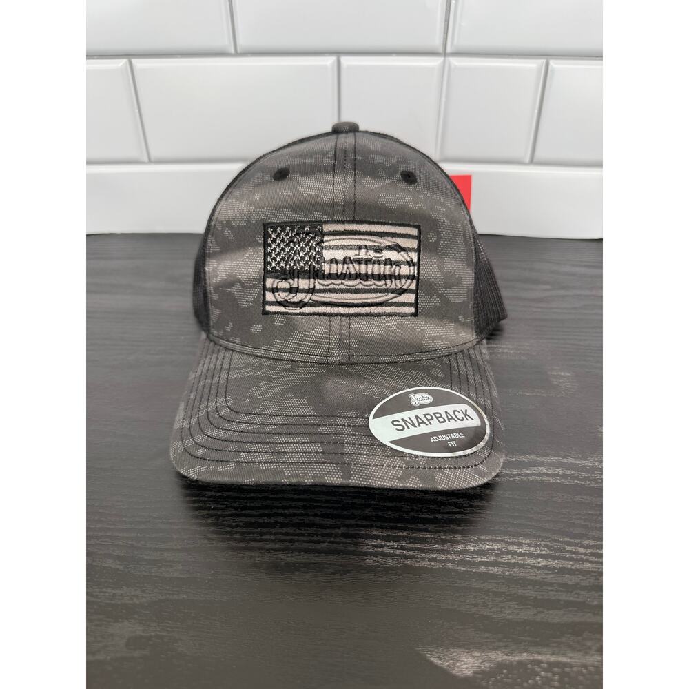 Justin Boots American Flag Camo Mesh Back Cap – NWT
